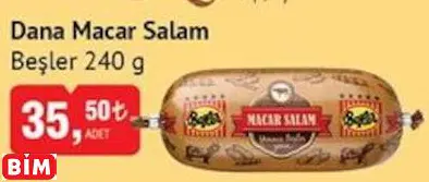 BEŞLER DANA MACAR SALAM